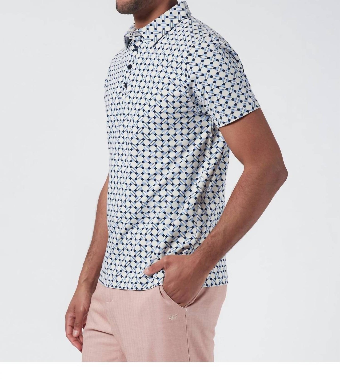 4Funkyflavours - Keep It Comin Patterned Polo Shirt
