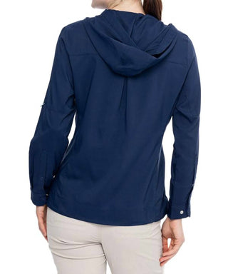 Coolibar - Sea Spray Henley Hooded Sweatshirt