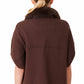 Dolce Cabo - Faux Fur Trim Cardigan