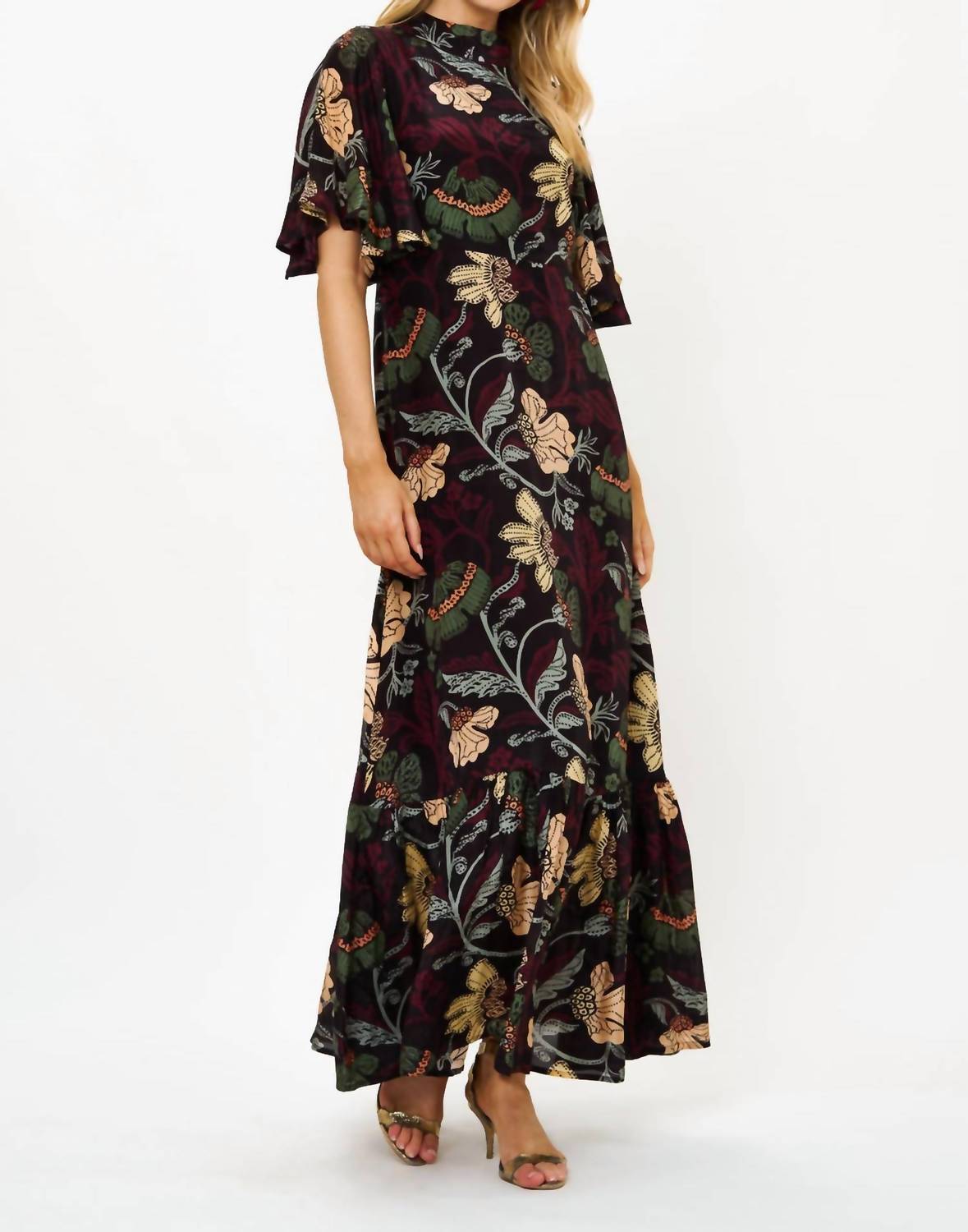 Oliphant - Flirty Mock Neck Dress