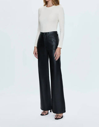 Pistola - Lana High Rise Ultra Wide Leather Pant