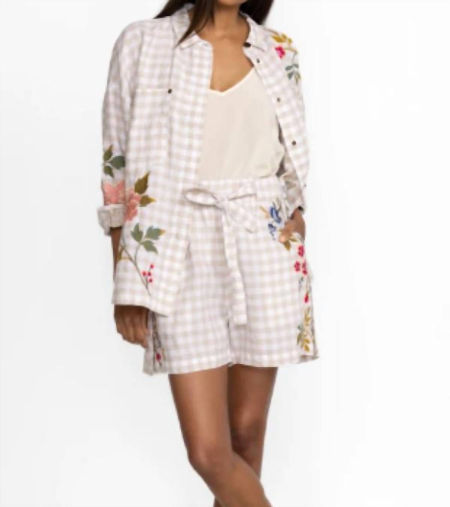 Johnny Was - Adele Trapunto Belted Short