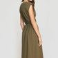 Modern Citizen - Fei Organic Cotton Tie-front Midi Dress