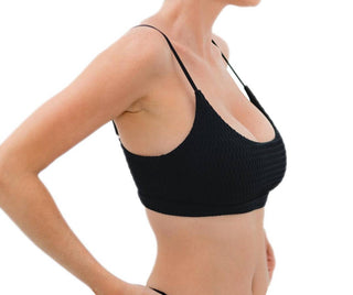 Gigizara - Midnight Surf Bikini Top Retro Surf Chic & Eco Finish