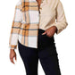 Double Take - Plaid Print Dropped Shoulder Shirt