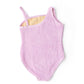 Shade Critters - Girl's One Shoulder Crinkle Swimsuit