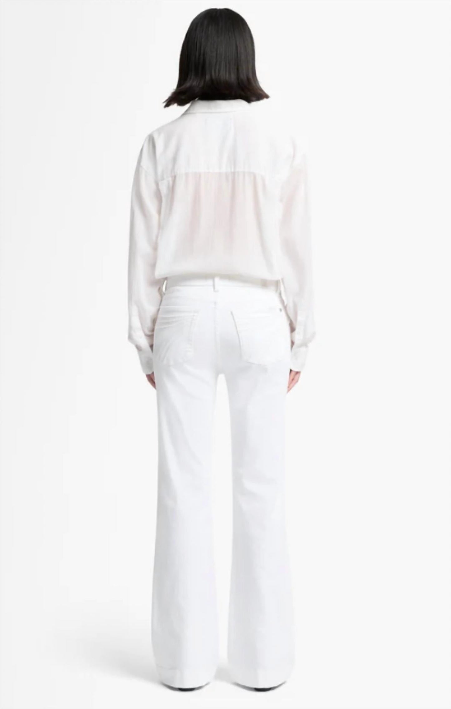 7 For All Mankind - Dojo Tailorless Wide Leg Denim Jean