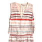 1.State - Playsuit Elastic Waist Striped Sleeveless Romper