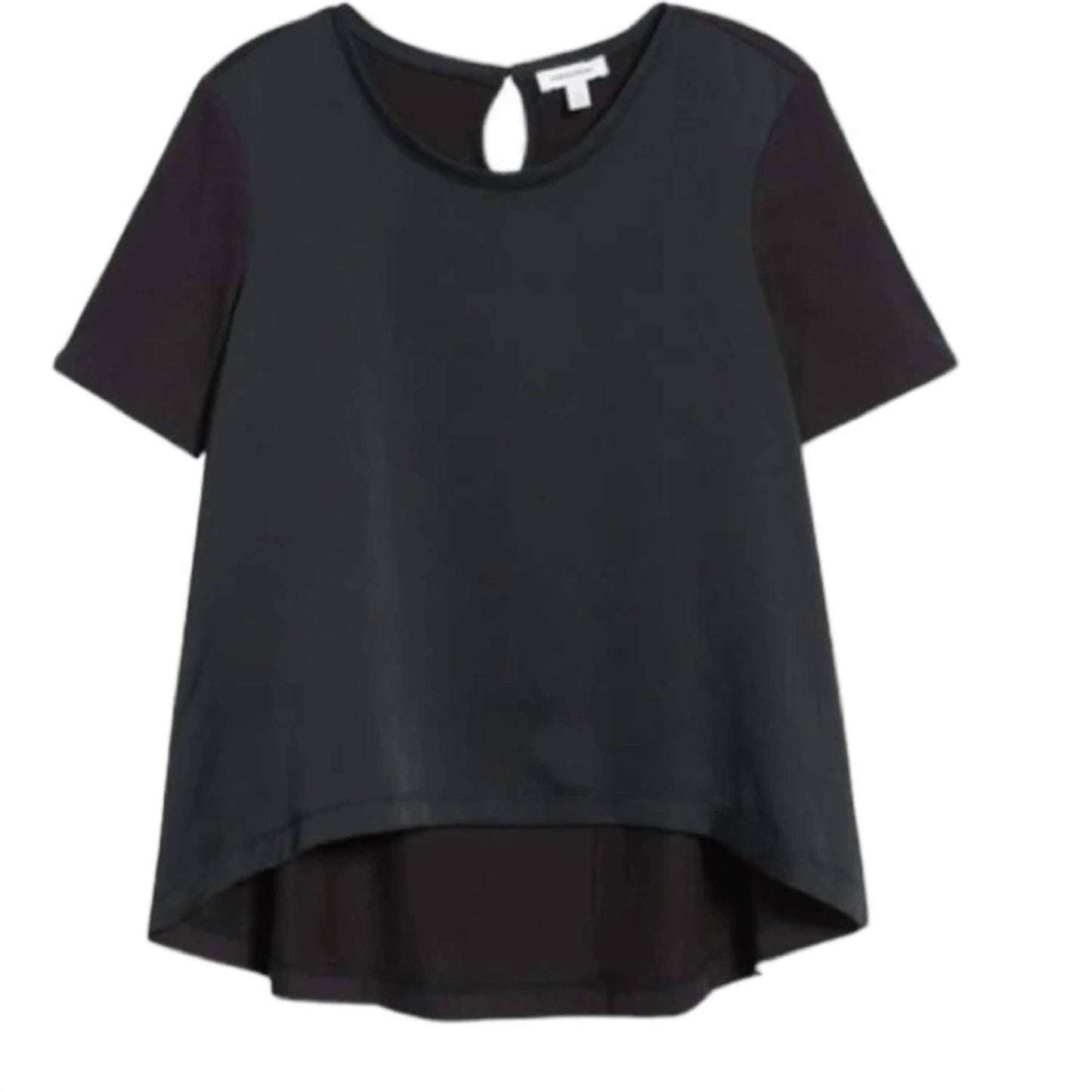 Nordstrom - Mixed Media Swing Short Sleeve Top