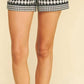 Pinch - Gingham Contrast Plaid Shorts