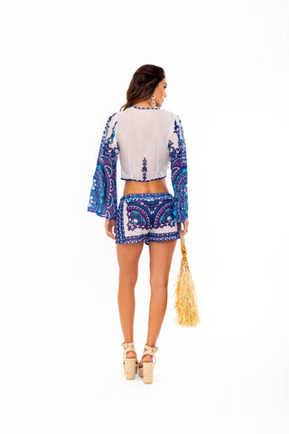 Soah - Women's Cara Printed Crop Top