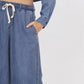 Vintage Havana - Denim Delight Wide Leg Pant