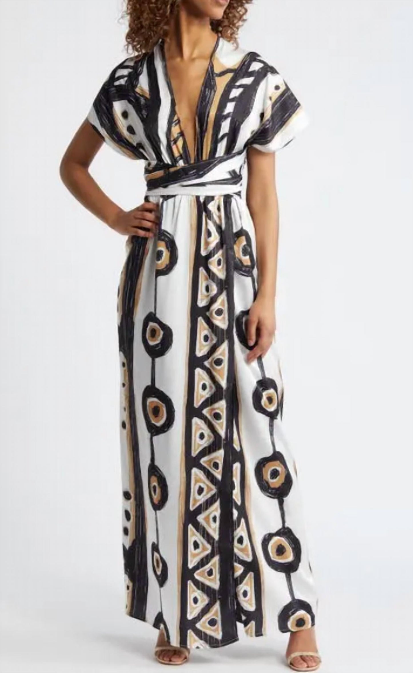 Diarrablu - Mailys Halter Neck Wrap Dress