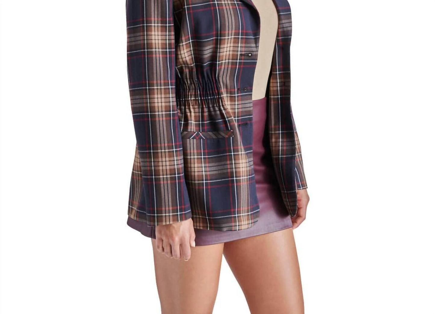 Steve Madden - Frida Plaid Blazer