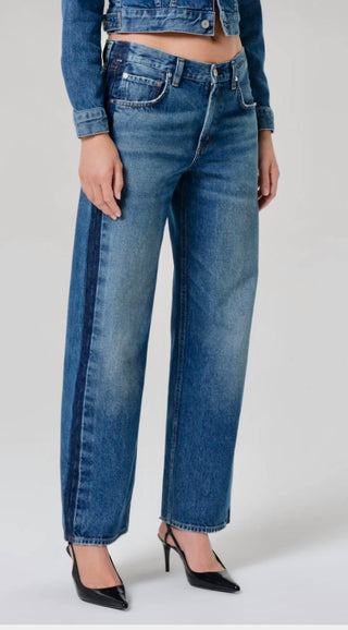 Citizens Of Humanity - Lindz Low Rise tuxedo Stripe Jean