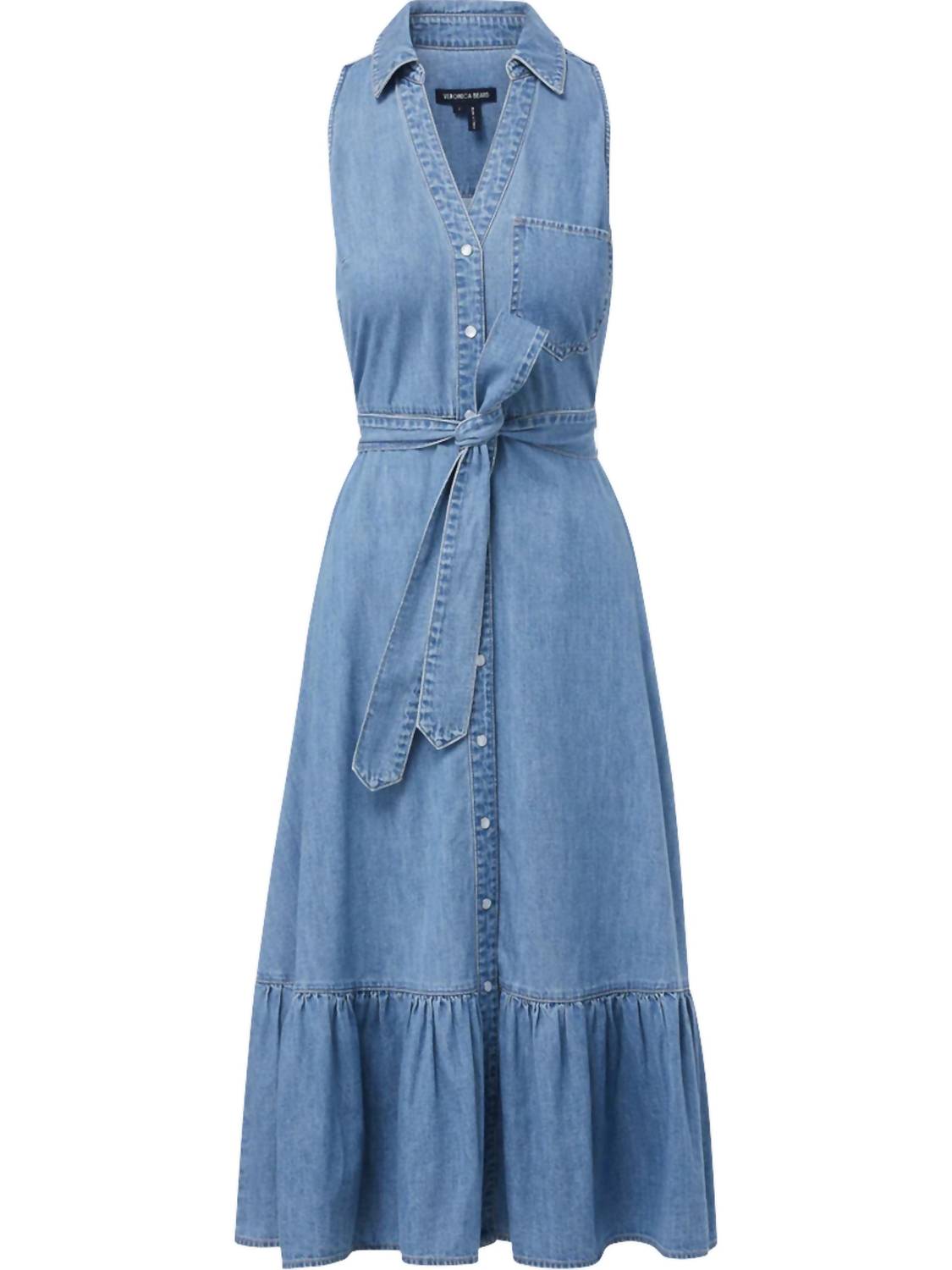 Veronica Beard - Edwina Sleeveless Midi Dress
