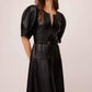 Fifteen Twenty - Sierra Faux Leather Midi Dress