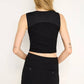 Good American - Poplin Bustier Corset Crop Top