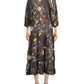 Johnny Was - BISHOP SLEEVE CHEVRON TIERED DRESS