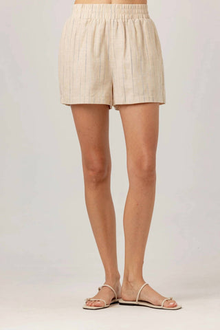 Sundays - Multi Stripe Linen Fuller Shorts