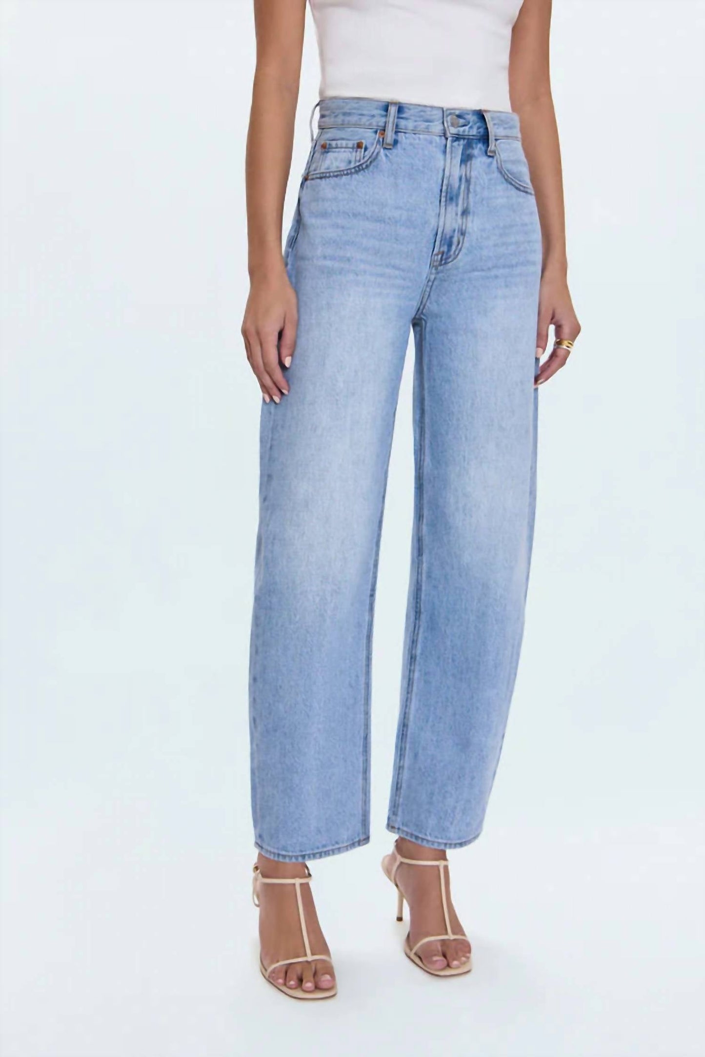 Pistola - Wes High Rise Barrel Jeans