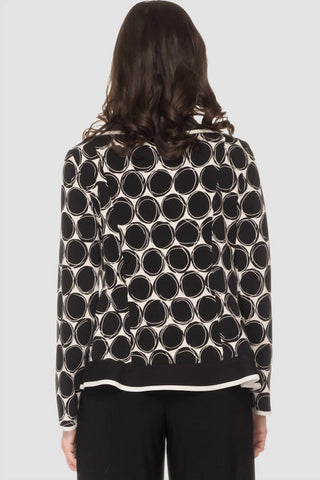 Joseph Ribkoff - Graphic Circle Print Cardigan
