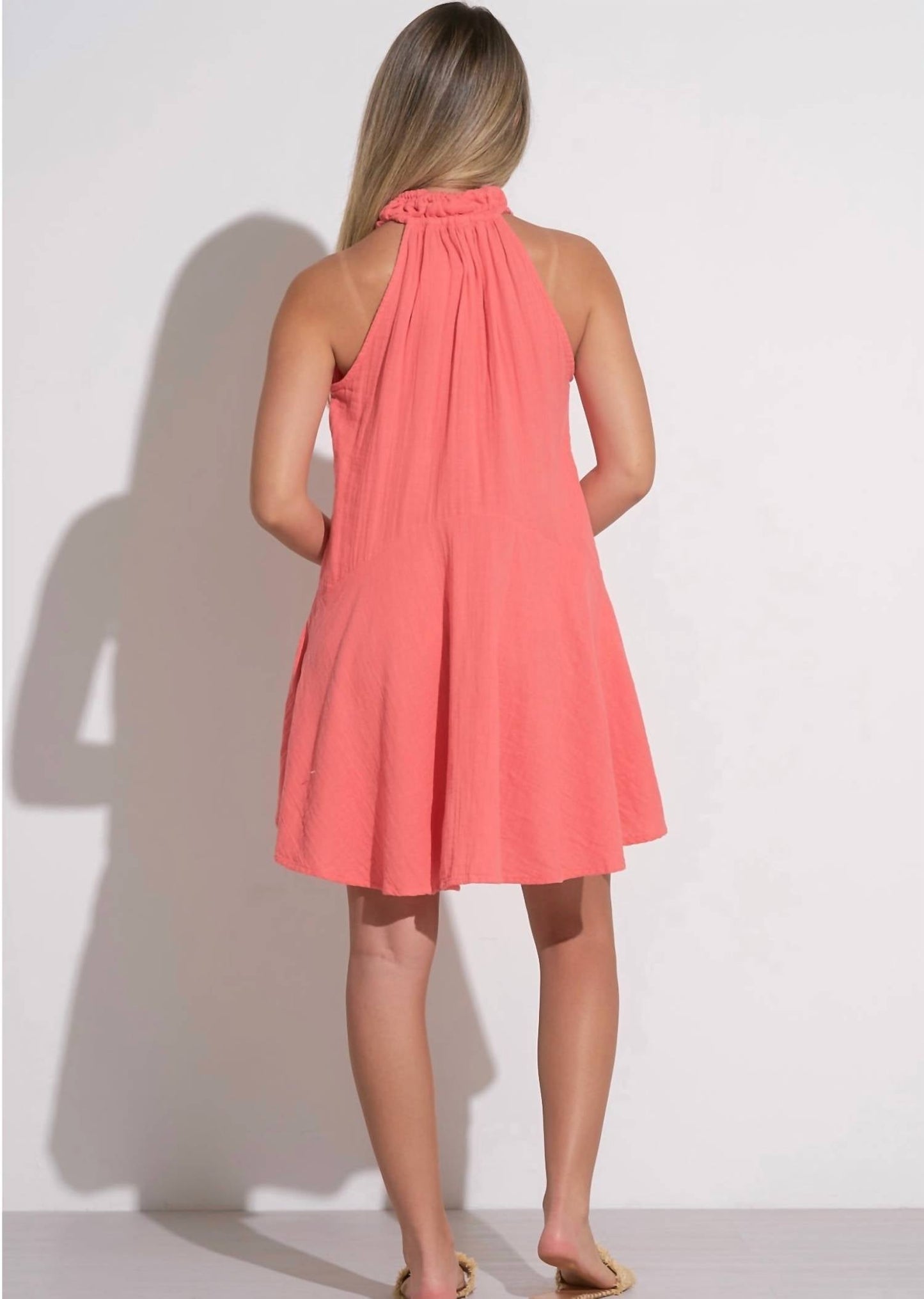 Elan - Ryan Halter Mini Dress