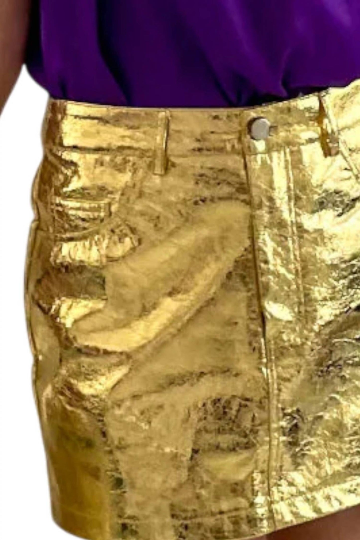 Amylynn - Millie Metallic Mini Skirt