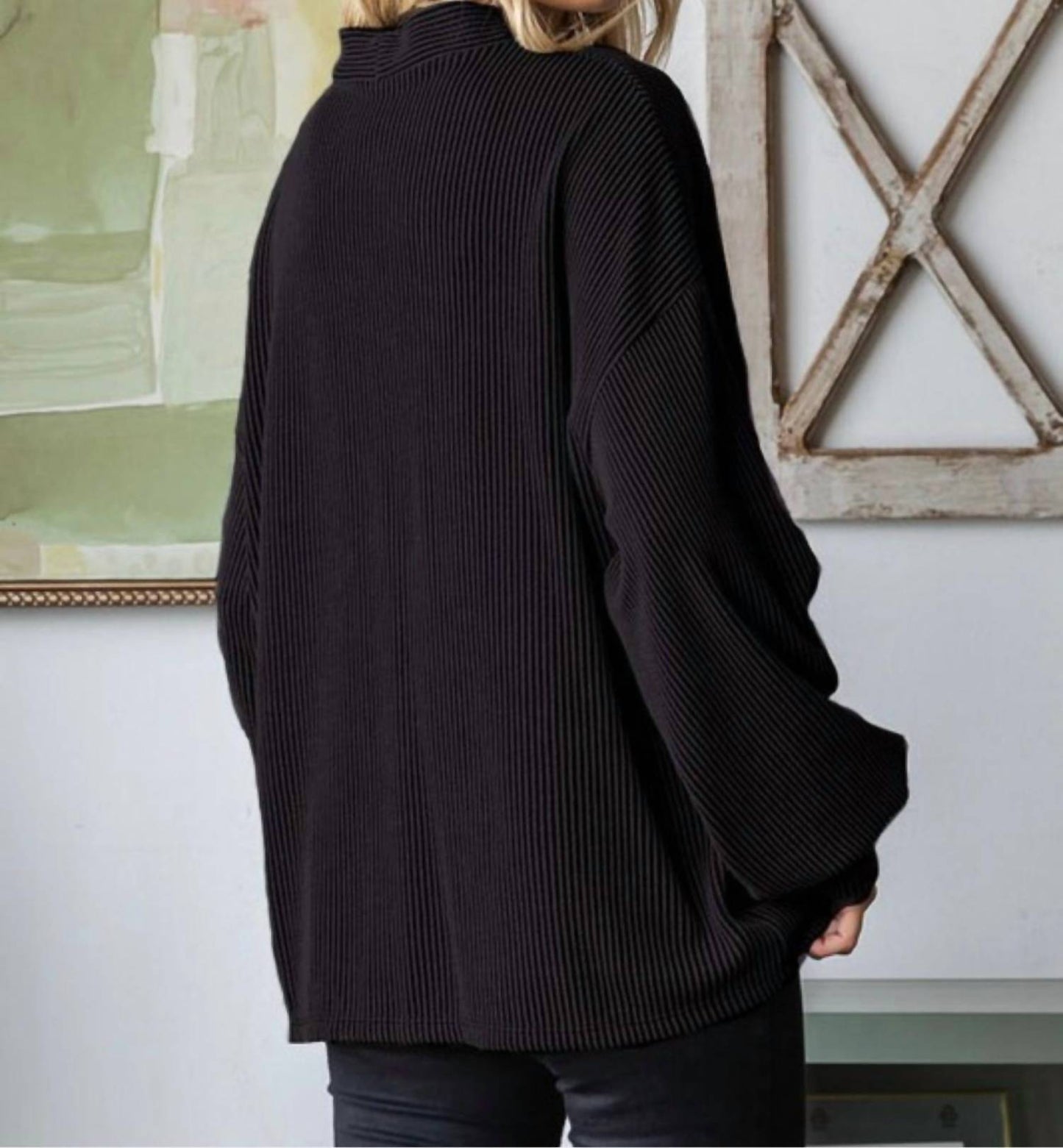 7Th Ray - Sweet Elegance Ribbed Sweater