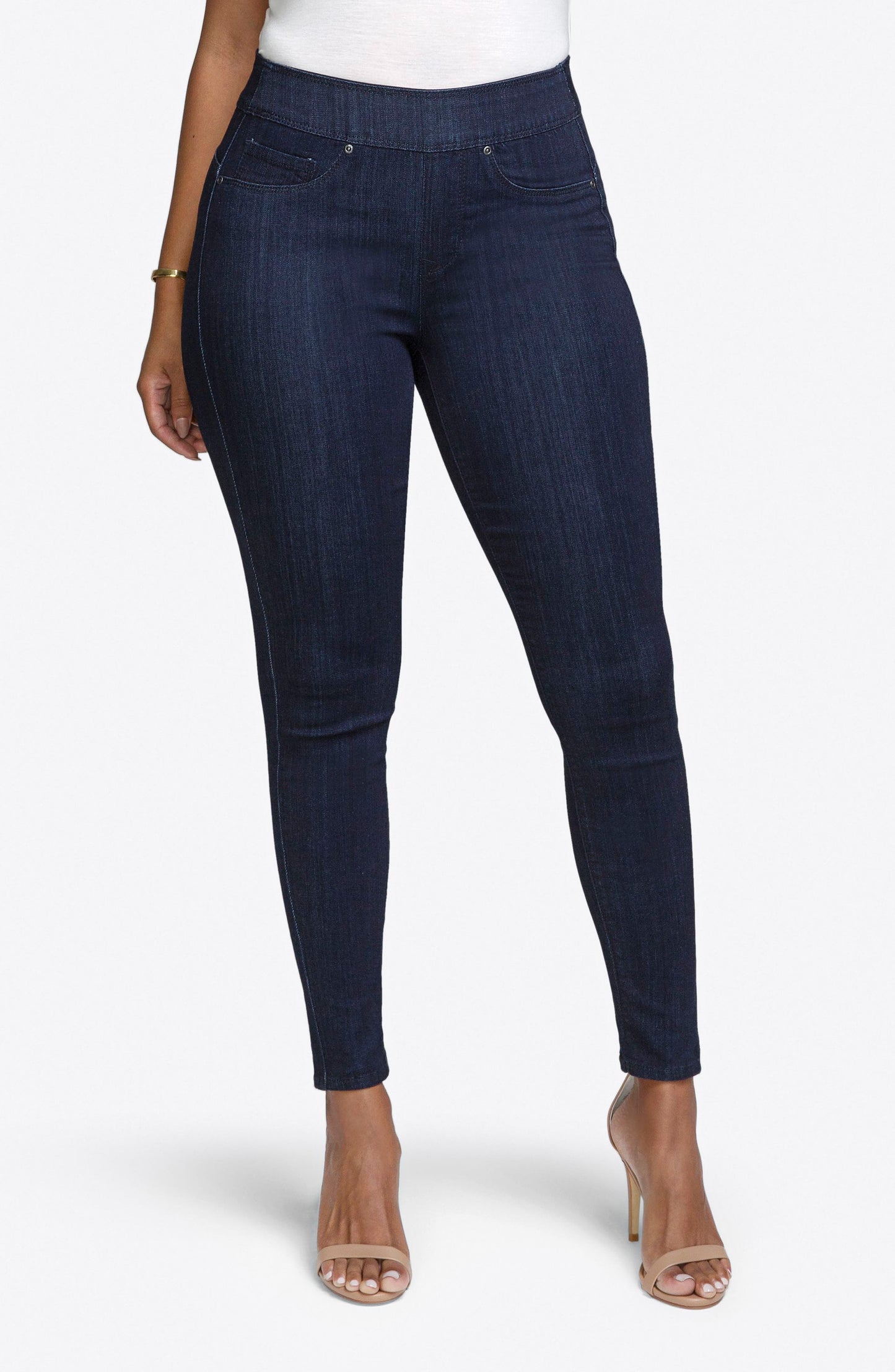 Women's Curves 360 By Nydj Sculpted Denim Leggings, Size 0 - Blue
