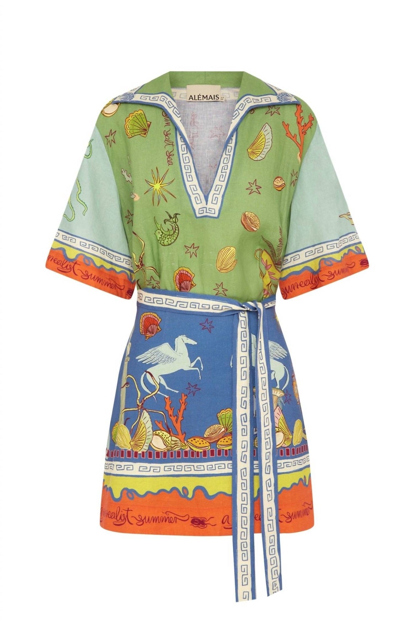 Alemais - Surrealist Summer V Mini Dress