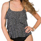 Miraclesuit - Mini Dot Tiering Up Tankini Top
