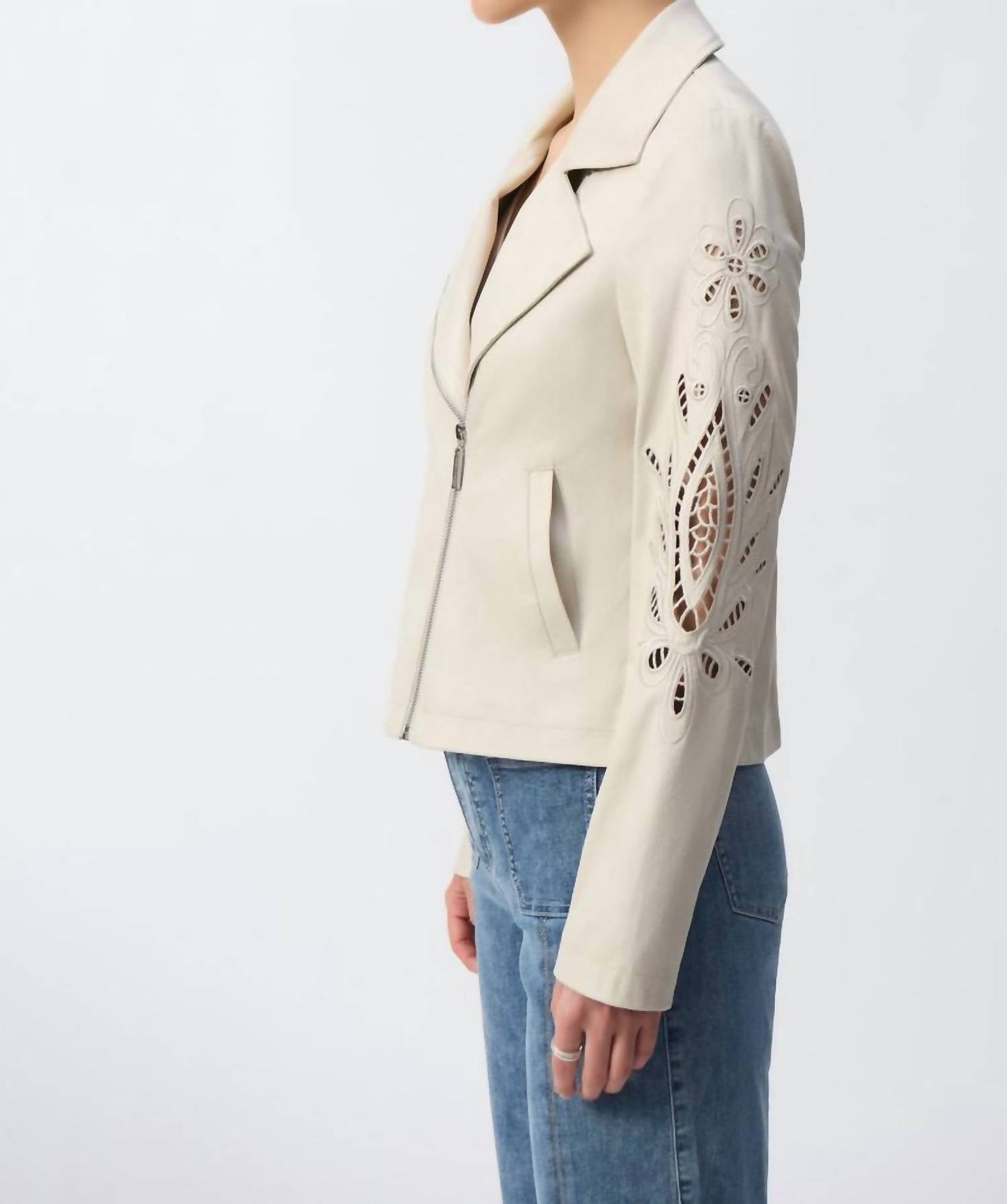Joseph Ribkoff - Faux Suede Jacket
