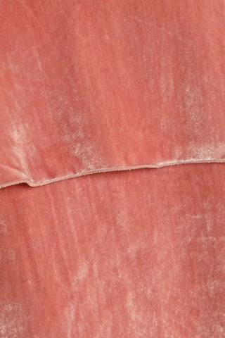 Alice + Olivia - Antique Rose Velvet Ruffle Top