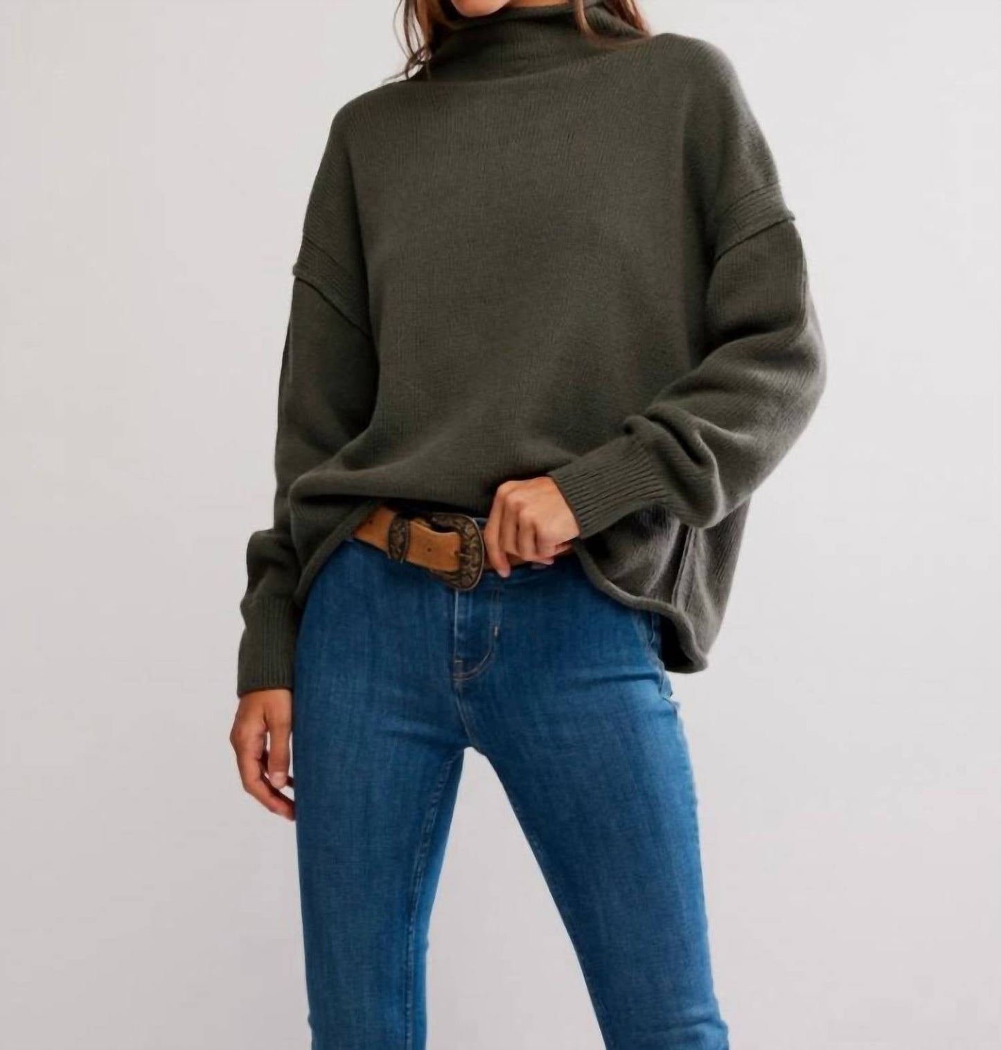 Free People - Torres Roll Neck Sweater