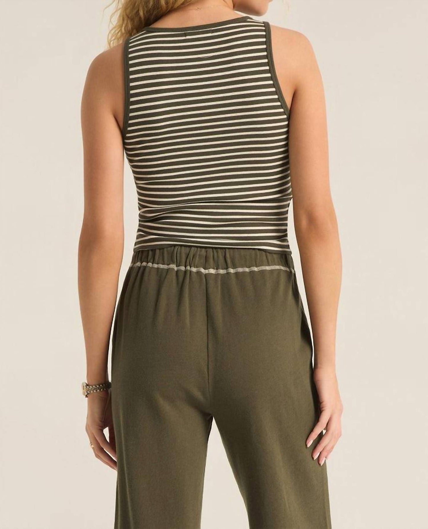 Z Supply - Essy Stripe Cropped Rib Tank