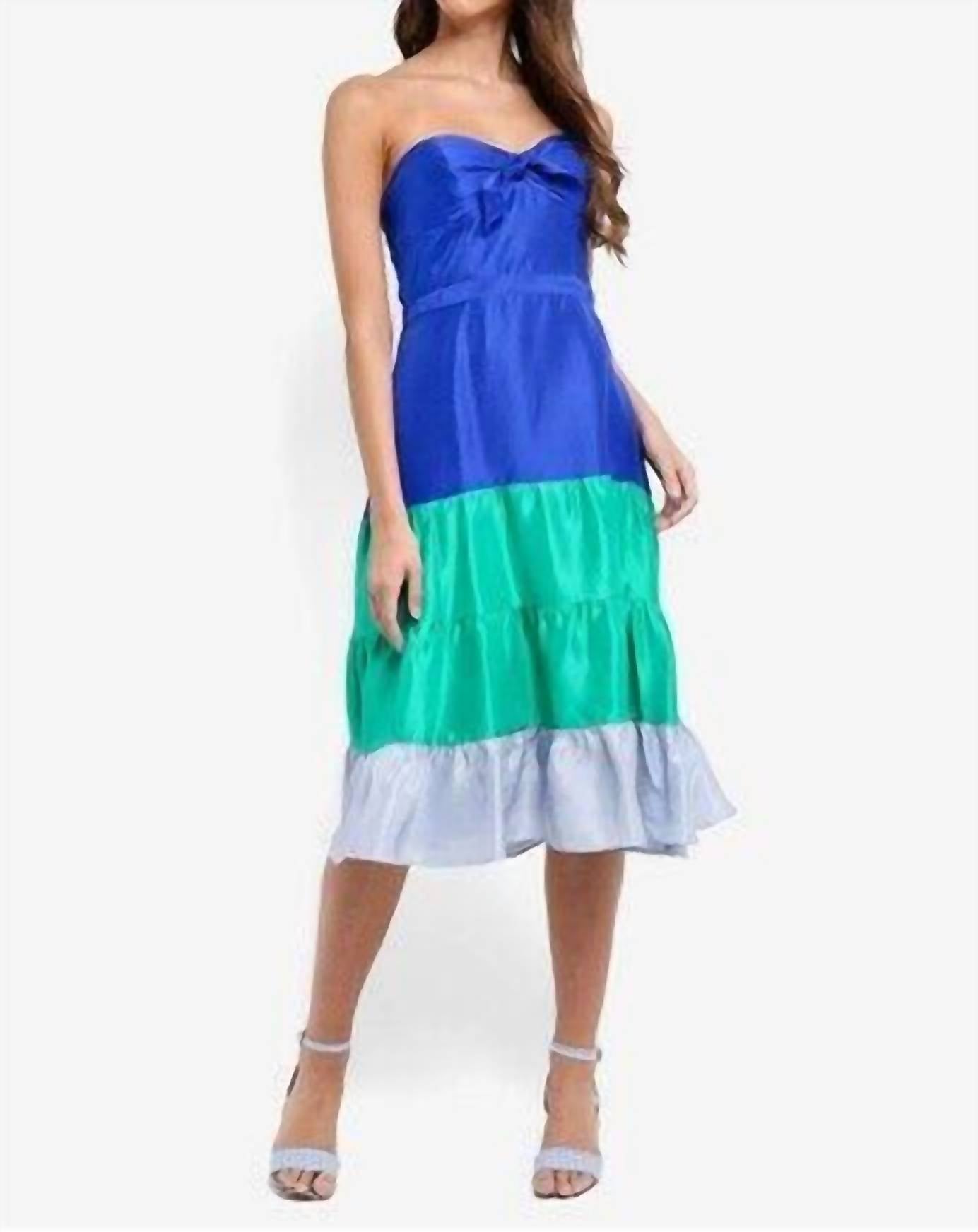 J.Crew - Jackaroo Silk Strapless Flare Dress