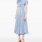 Baruni - Aimee Foiled-finish Midi Dress