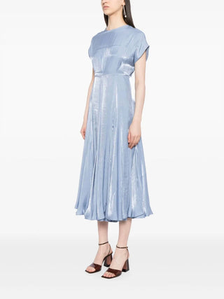 Baruni - Aimee Foiled-finish Midi Dress