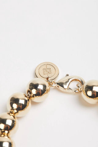 Eklexic - LARGE GOLD BALL BRACELET