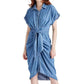 Steve Madden - Rouched Waist Tie Midi Dress