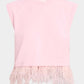 Cinq A Sept - Women's Cropped Feather Top