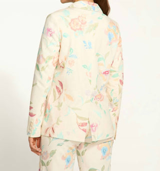 Fdj - Textured Printed Long Sleeves Blazer