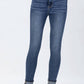 Judy Blue - Cuffed Tummy Control Skinny Jeans
