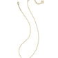 Kendra Scott - Women's Elisa Gold Short Pendant Necklace