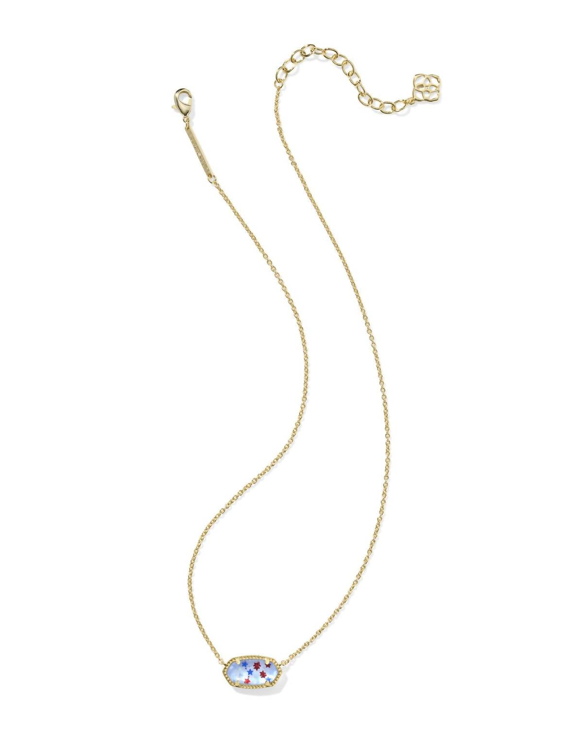 Kendra Scott - Women's Elisa Gold Short Pendant Necklace