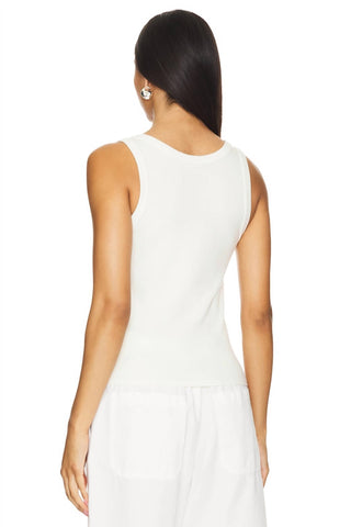 Enza Costa - Supima Rib Scoop Tank