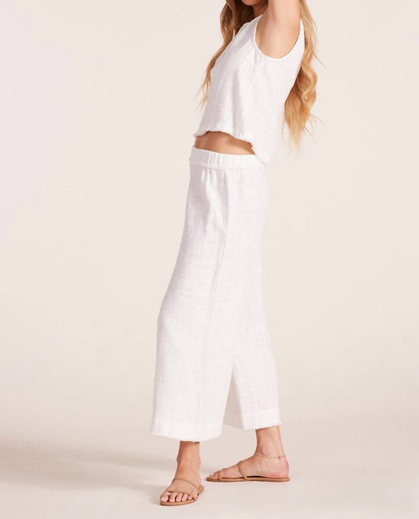 Bobi - Cropped Straight Leg Pants