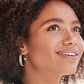 Brighton - Women's Pebble Dot Medium Hoops