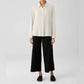 Eileen Fisher - Silk Georgette Crepe Classic Collar Shirt